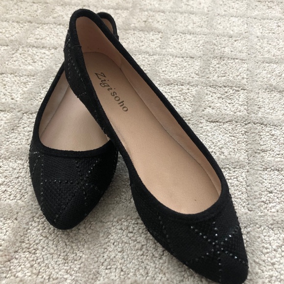 Black flats size 7 - Picture 1 of 3
